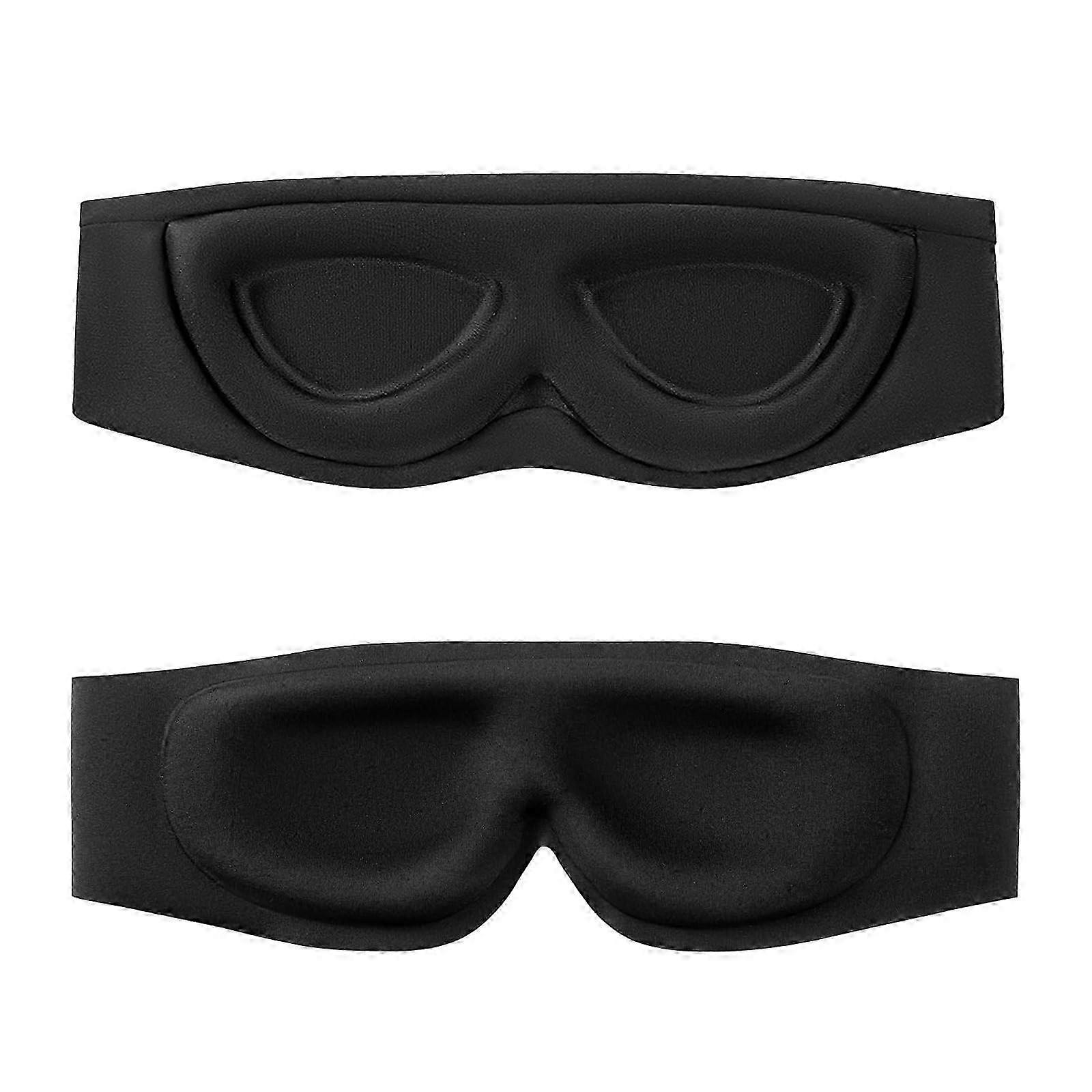 2025 Headband Style Contoured 3D Sleep Mask wth Adjustable Strap Bundle NonAdjustable Version