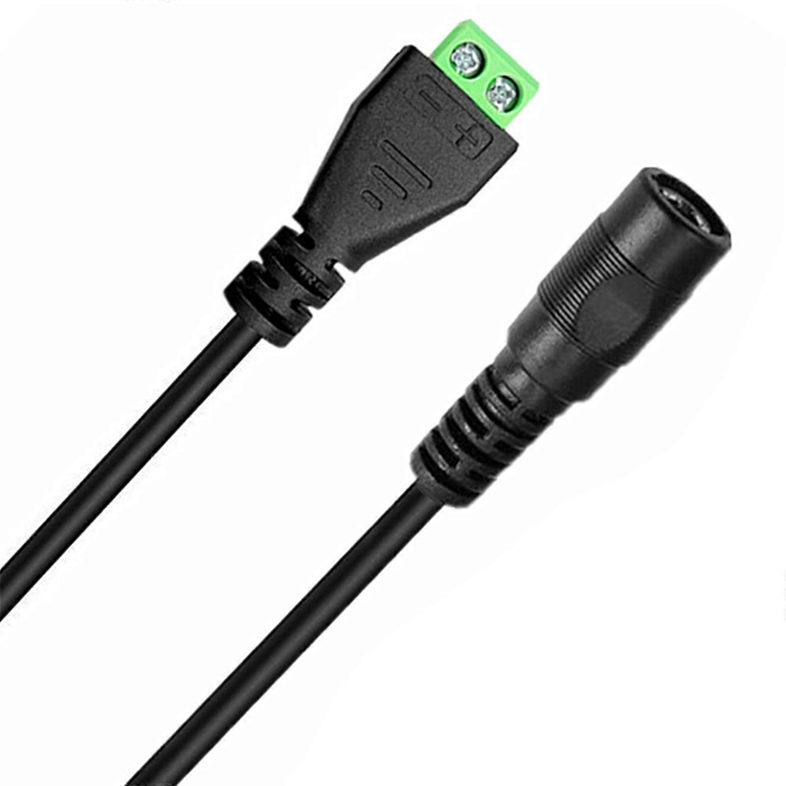 27cm DC3.5mmx1.35mm Power Extension Cable DC35135 to Terminals Connector Suitable for Cameras LED Light