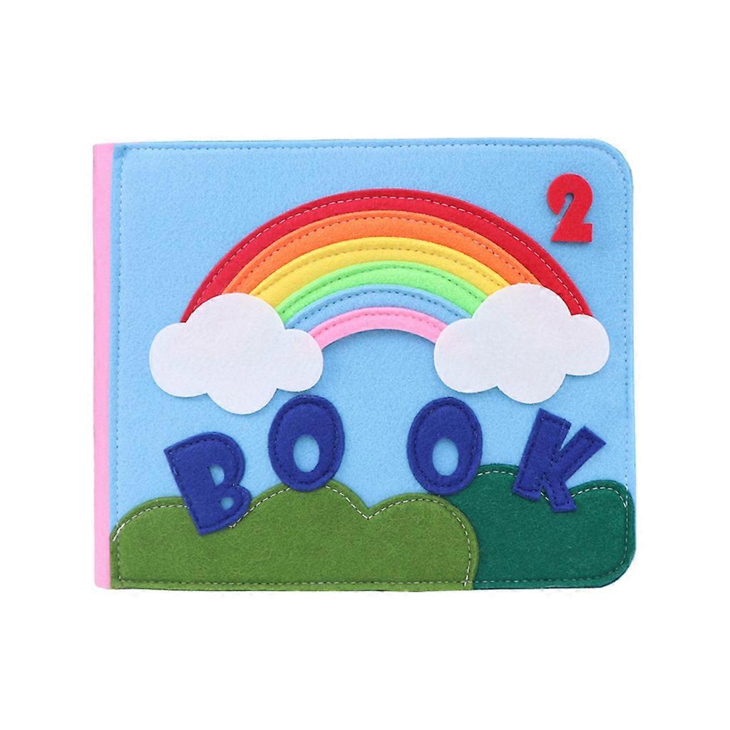 Learning Book Tearproof Baby Book Education Toy Soft Book for Activity Centers Newborn Color Recognition Teaching Toy Multicolor