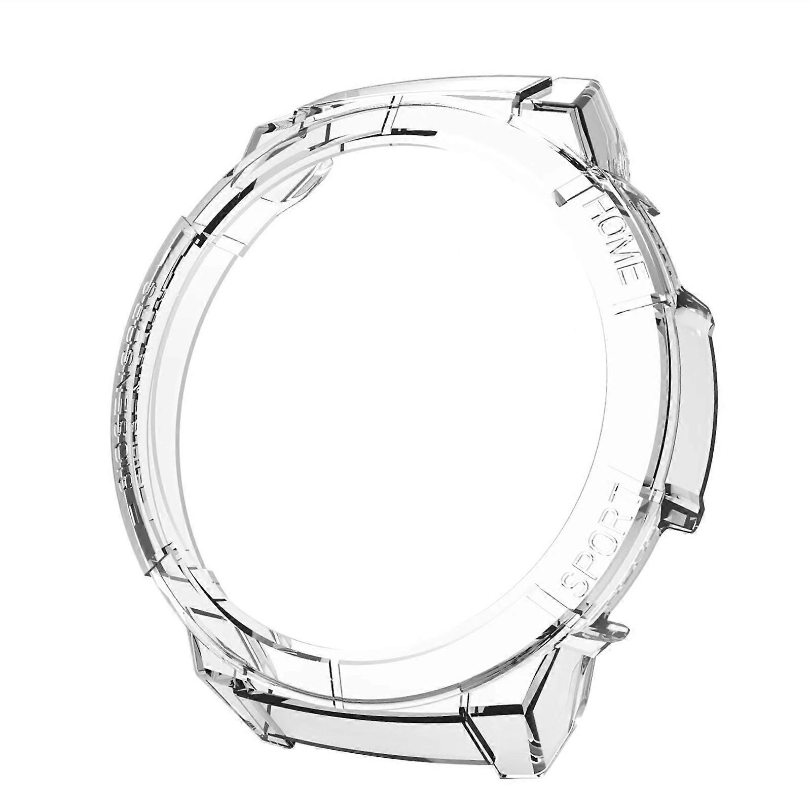 Shockproof Screen Protector-Sleeve Hard PC-Case Frame Housing Protective Cover Bumper-Shell Suitable for Mibro GS Watch Clear