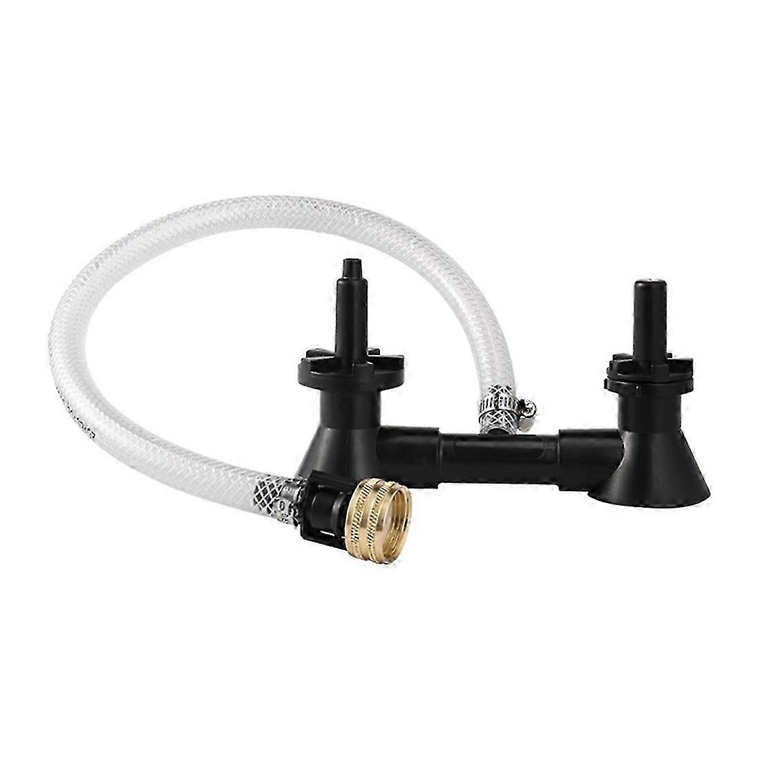 Kotitekoiset puhdistuslaitteet, joissa on kaksipäinen viininhuuhtelulaite ja olutpullon pesukone, jossa on keittiöhanakiinnitys