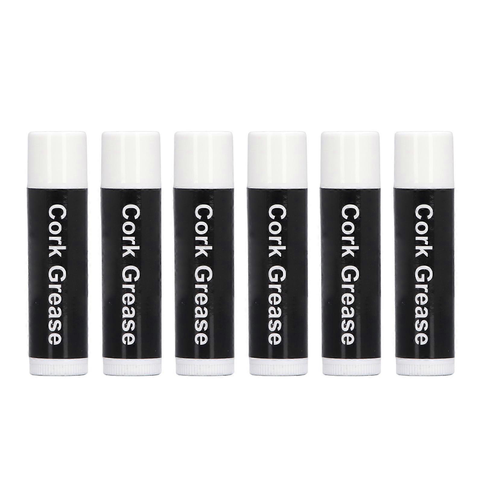 6 Tubes Cork Lubricant for Clarinet, Saxophone, Flute, Wind Instrument Accessories, 9g