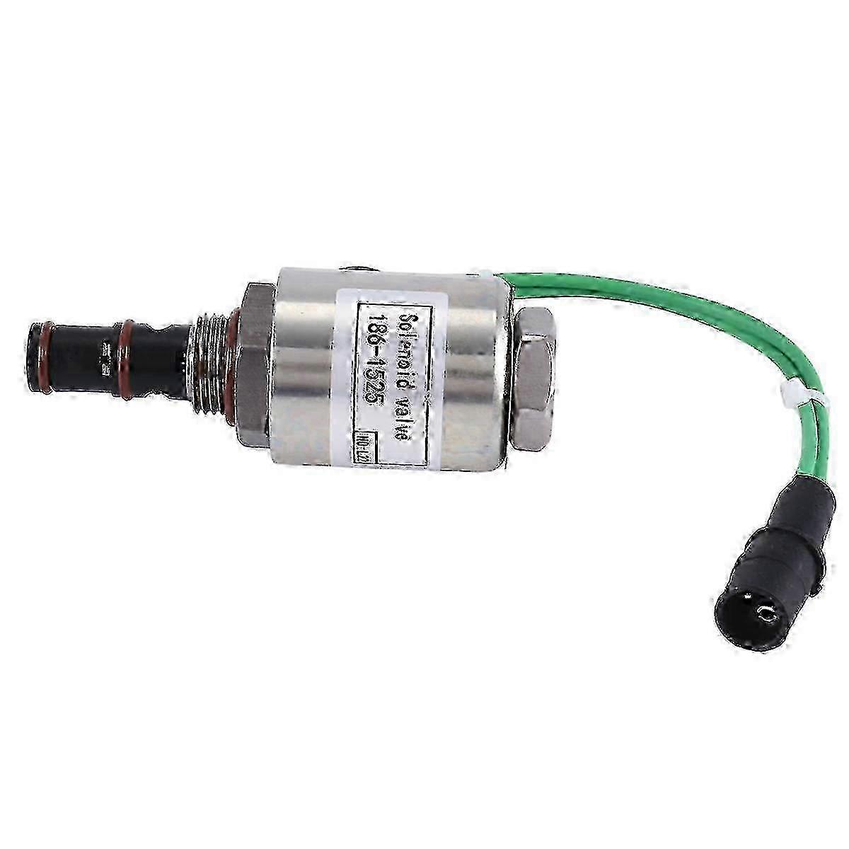 Fuel Stop Shutdown Solenoid Compatible with Wheel Loader Models 918F, 924G, 928G, 910E, 910F, and Part Number 186-1525