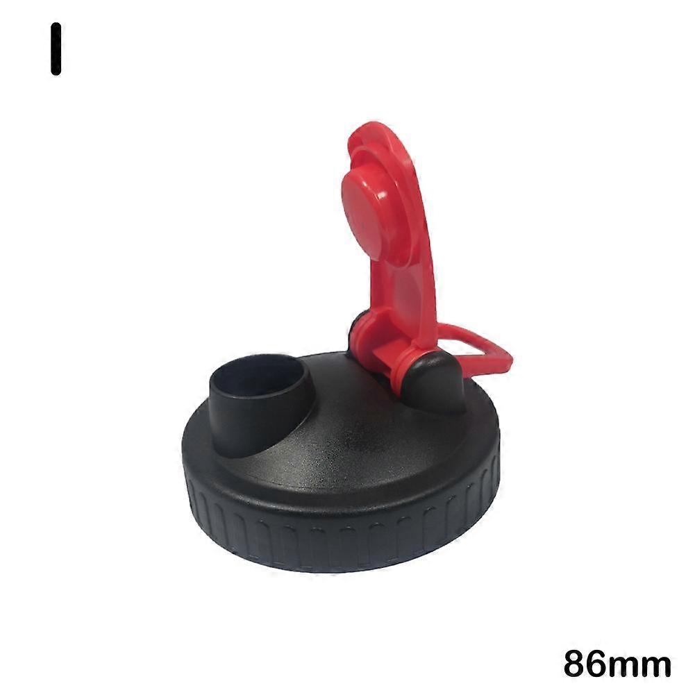 86MM black and red (I)$Mason jar plastic lid Mason cup large PP lid sealed lid Mason bottle beverage lid Mason jar lid