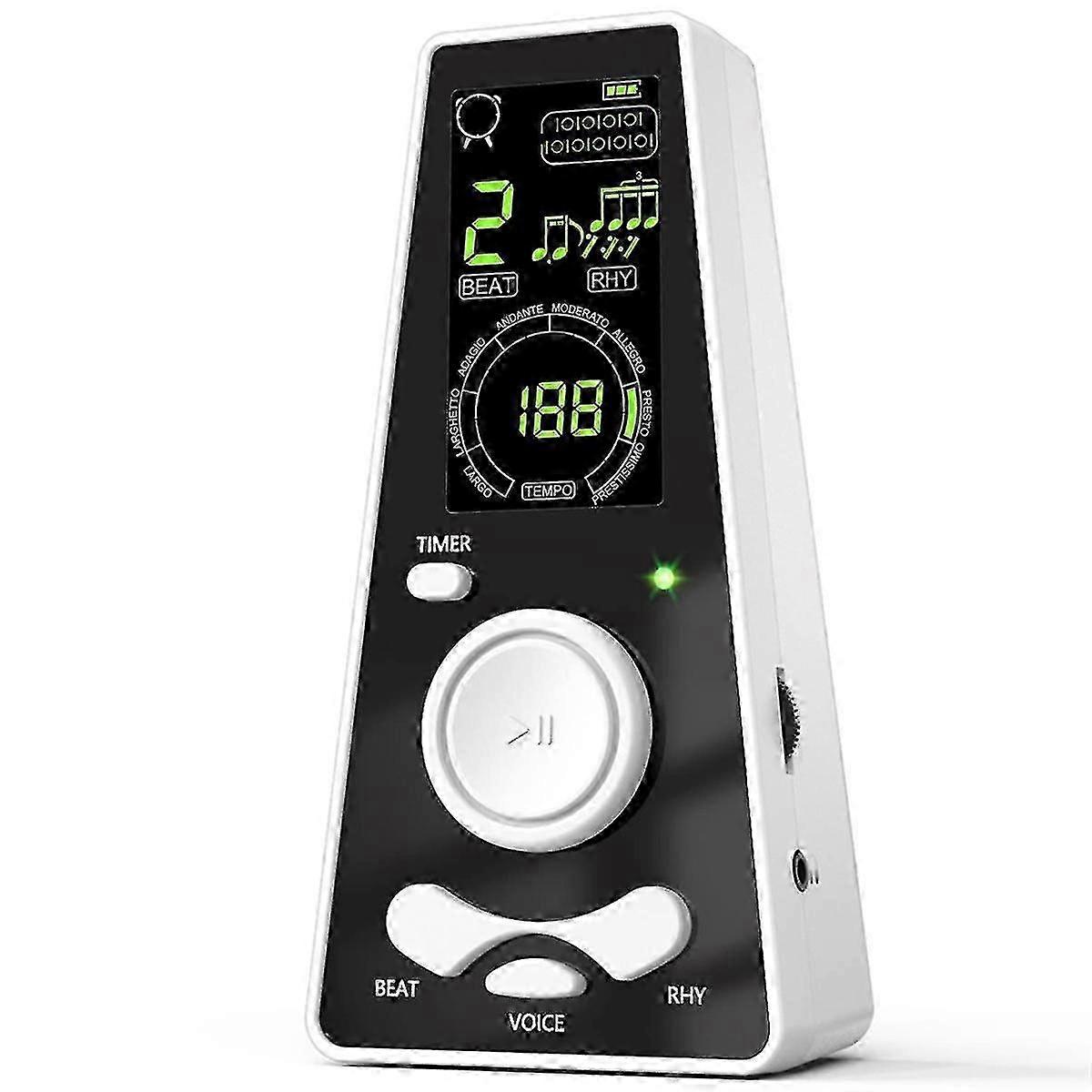 Digital Metronome for Piano Guitar Violin Drum Instruments Volume & Beat Speed Adjustable Smart Universal Musical Tools