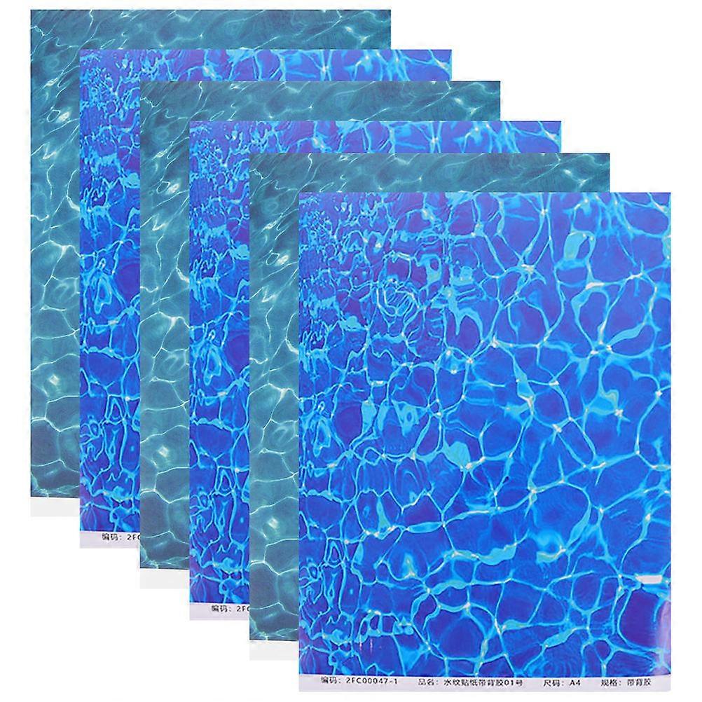 Lifelike Water Texture Paper Supporting Creative Expression in Model Building
