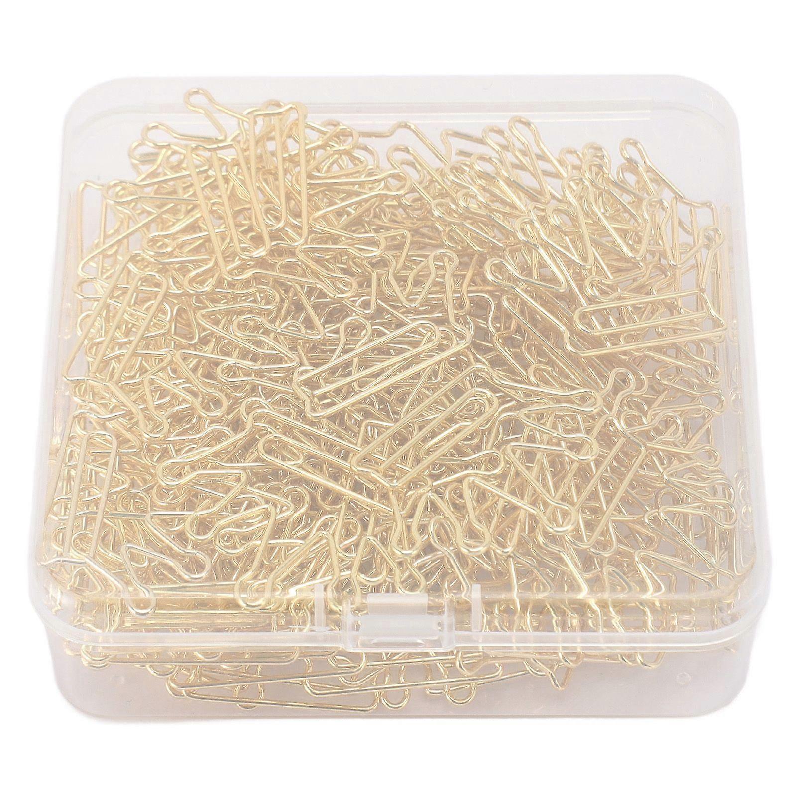 2025 أحدث طراز 100 قطعة مشابك ورق على شكل تاج مشابك ورق حديدية زخرفية