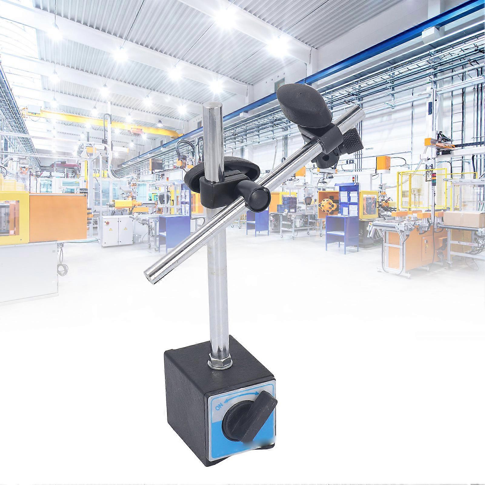 Dial Indicator Holder Permanent Magnet Base Adjustable Universal Dial Indicator Stand for Mechanical Processing 