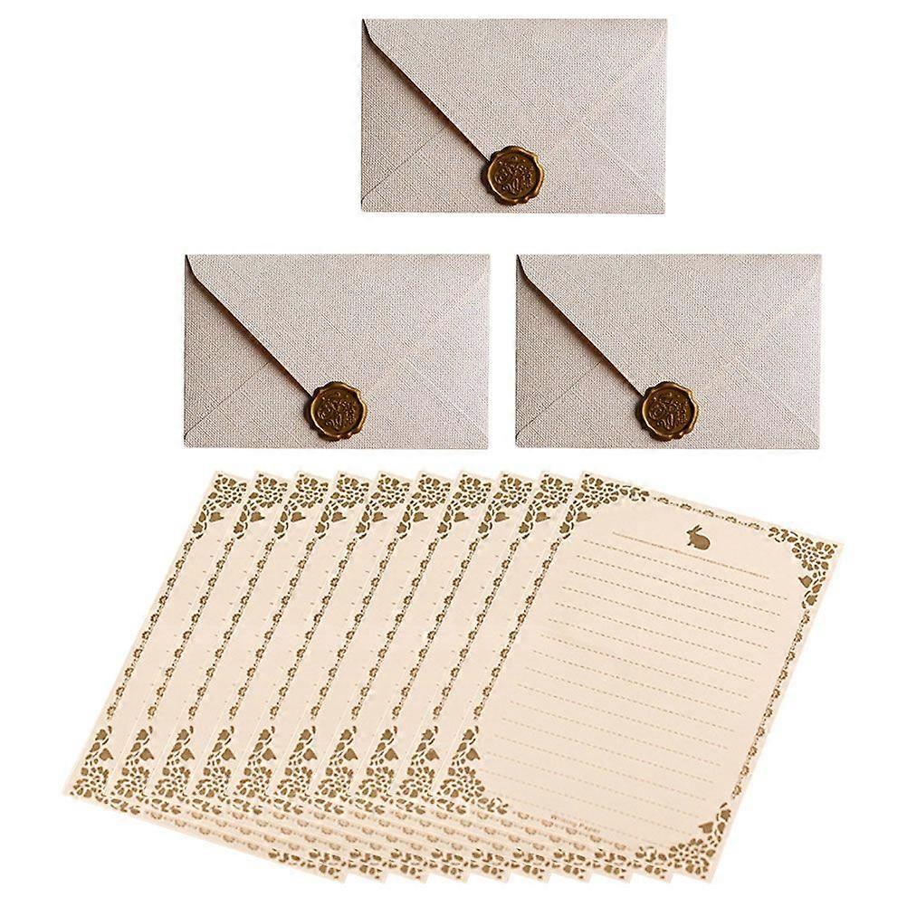 1 sett med brevpapir og konvolutter Skrivepapir Pakkekonvolutter DIY-konvolutter