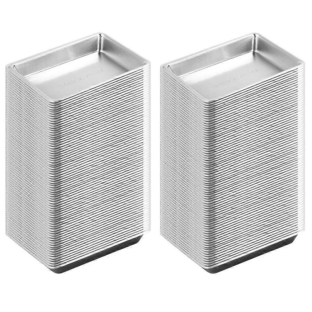 Rectangle Dipping Plates Sauce Dishes Side Dishes 200Pcs