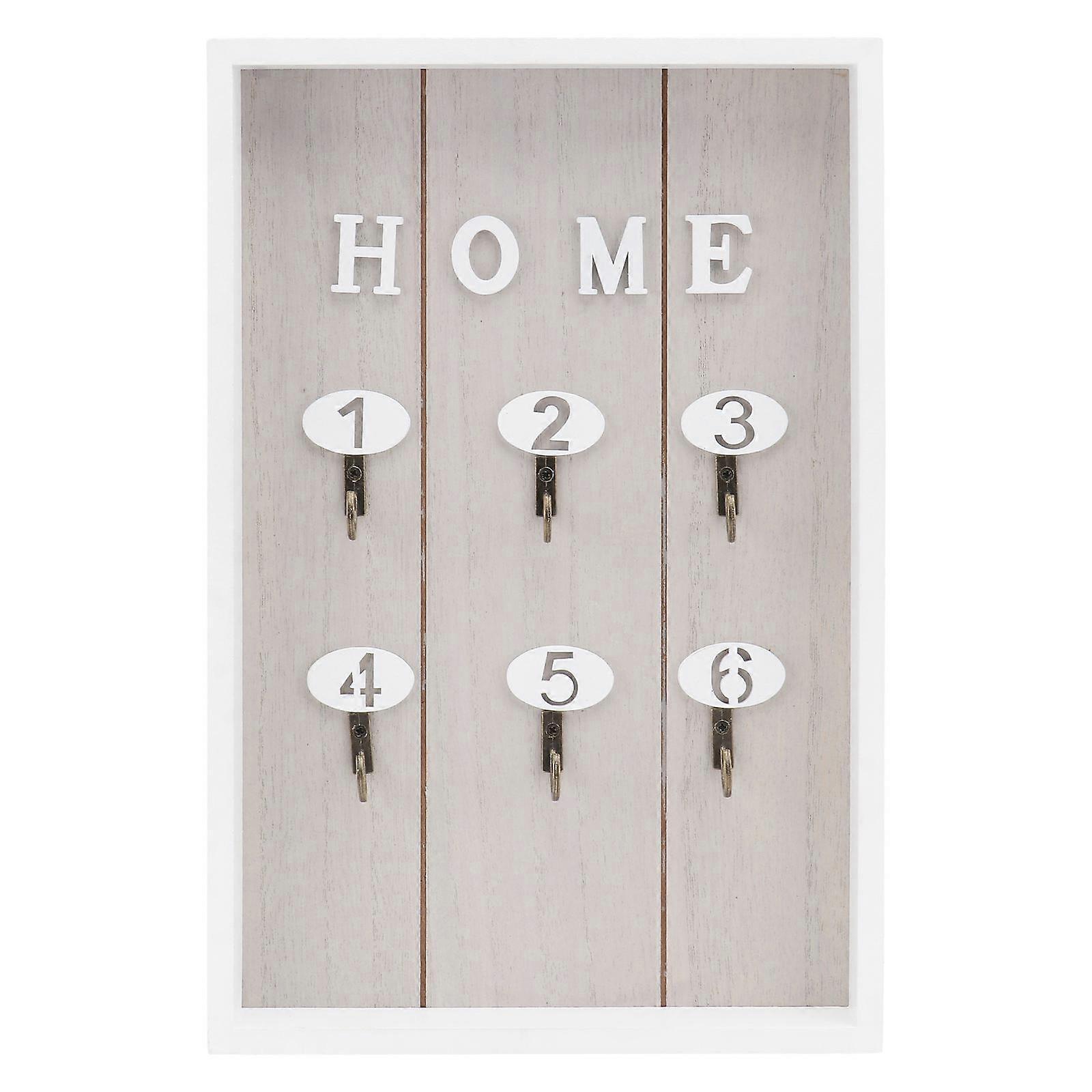 Nordic Wall Hanging Key Box for Storage Creative Plastic Home Decor 1Pc Light Grey