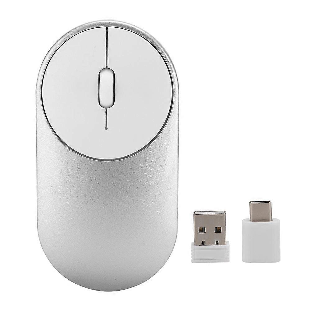 Computer Accessoire 2.4G USB Type C Dual Receiver Draadloze Muis voor Microsoft / Android / IMAC