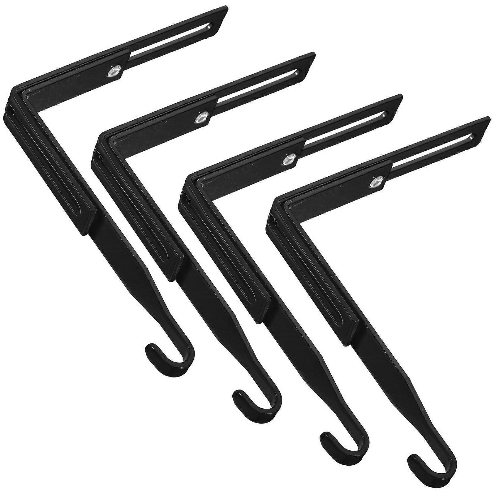 Metal Hooks For Hanging Adjustable Needing Hooks 4Pcs