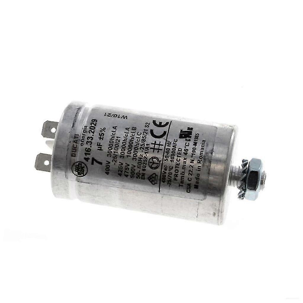 Capacitor 7uf Rhos ( Td) For Hotpoint/ Tumble Dryers And Spin Dryers