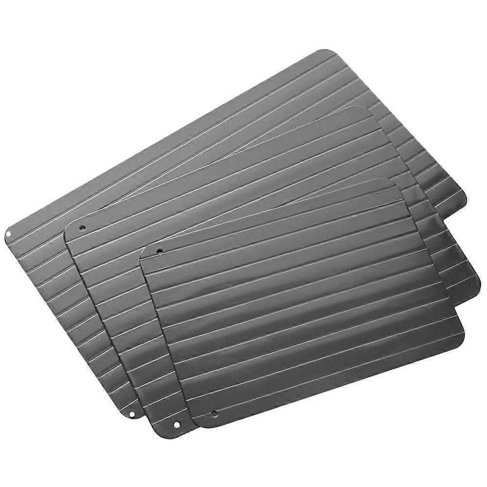 Defroster Plate For Meat Tray Kitchen Enthusiasts Daily Life Fast Thawing 23X16.5Cm 3Pcs