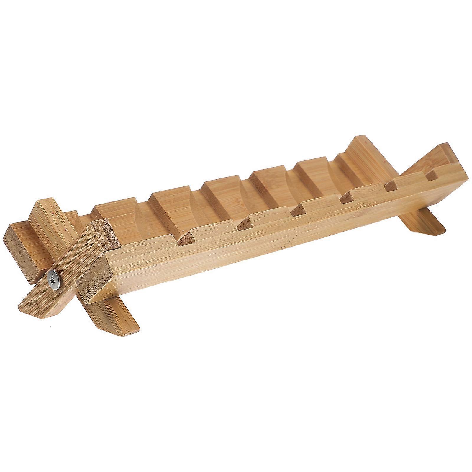 Folding Holder Stand Vintage Multifunctional Kongfu Tea Ceremony Rack Organizer for Home Kitchen Display and Storage