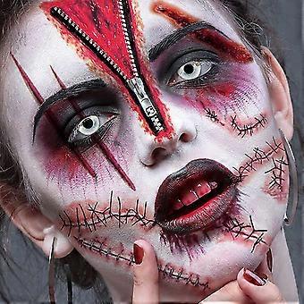 Tatouages Temporaires Halloween Cicatrices Zombie - 30 Feuilles Autocollants Réalistes - Pour Visage Et Corps, Cosplay