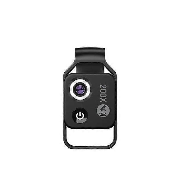 200X Pocket Microscope Lens with CPL Filter LED Light