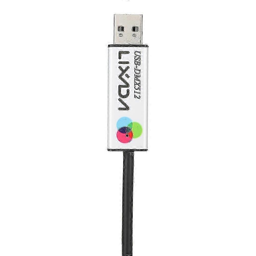 Lixada USB to DMX Adapter LED DMX512 PC Stage Lighting Control 2025