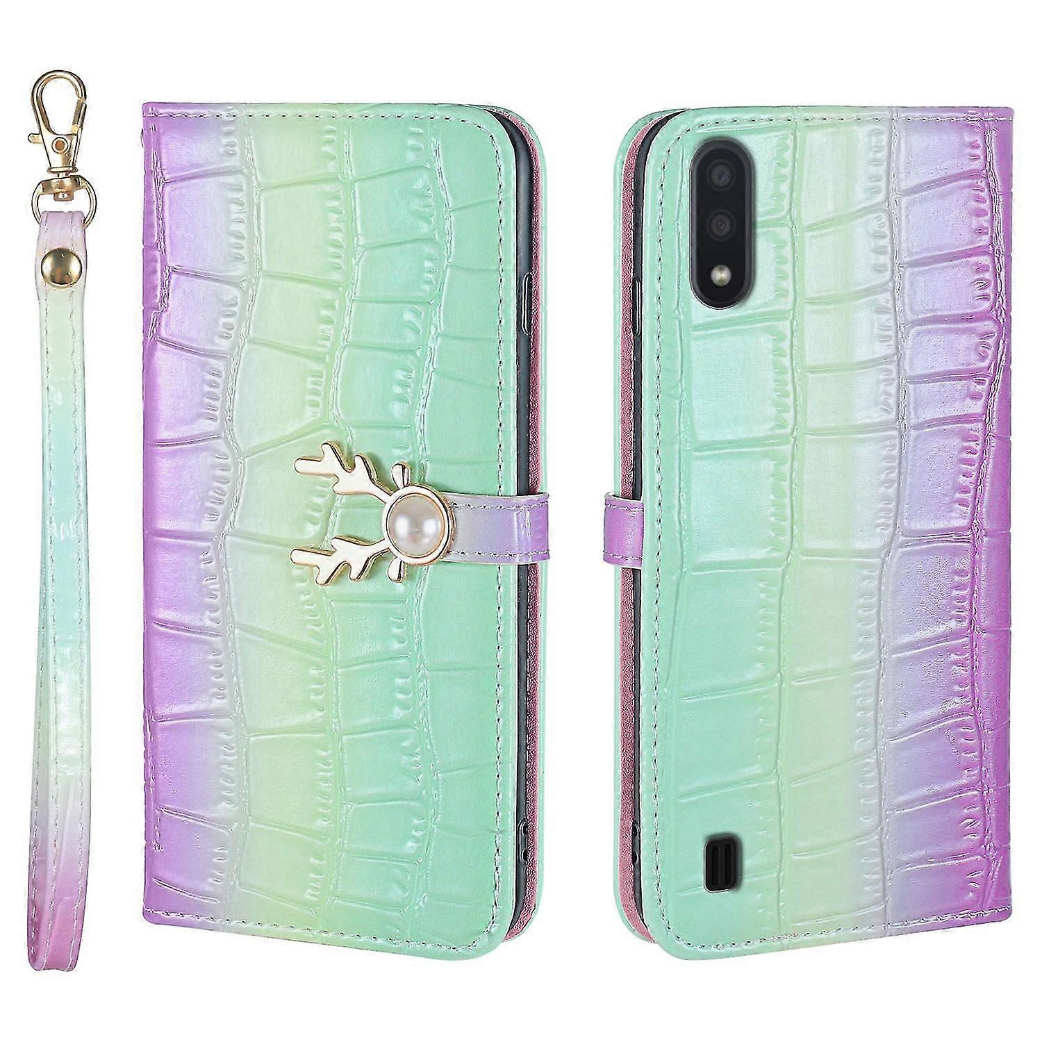 For Samsung Galaxy A01 Phone Case With Strap