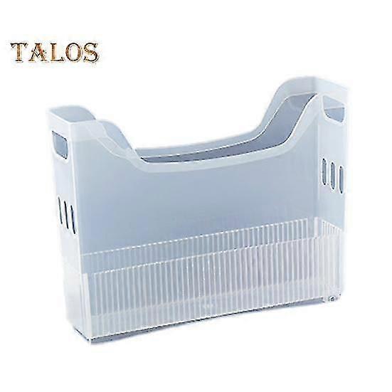 Kitchen Storage Box with Built-in Pulley Design Plastic Scrapbook Paper Storage Case Transparent Storage