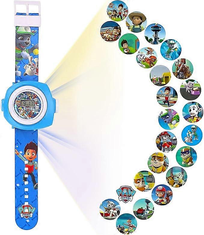 Watch, projection toys, digital watch with projector, children's toy - 24 projection patterns, watch with digital projector for boys and Gi