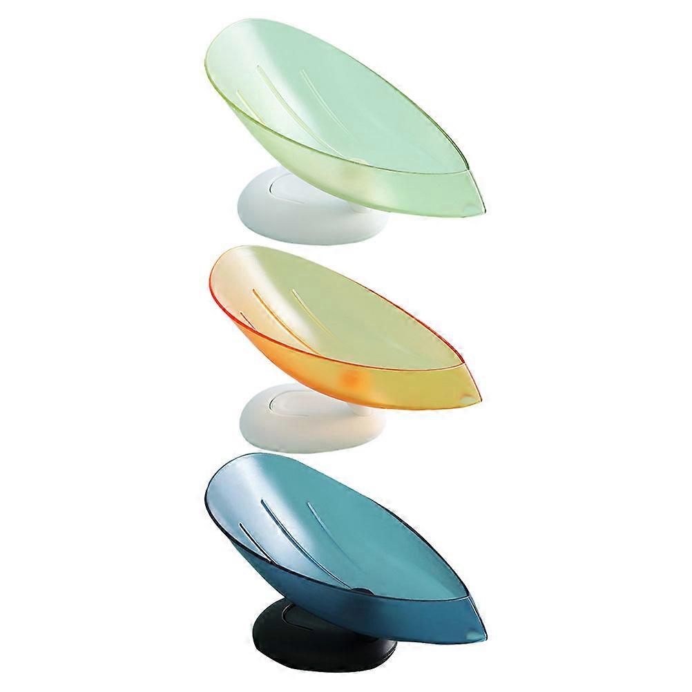 Soap Dish with Suction Cup for Shower Bath Soap Holder Suitable for Any Decoration Style Assorted