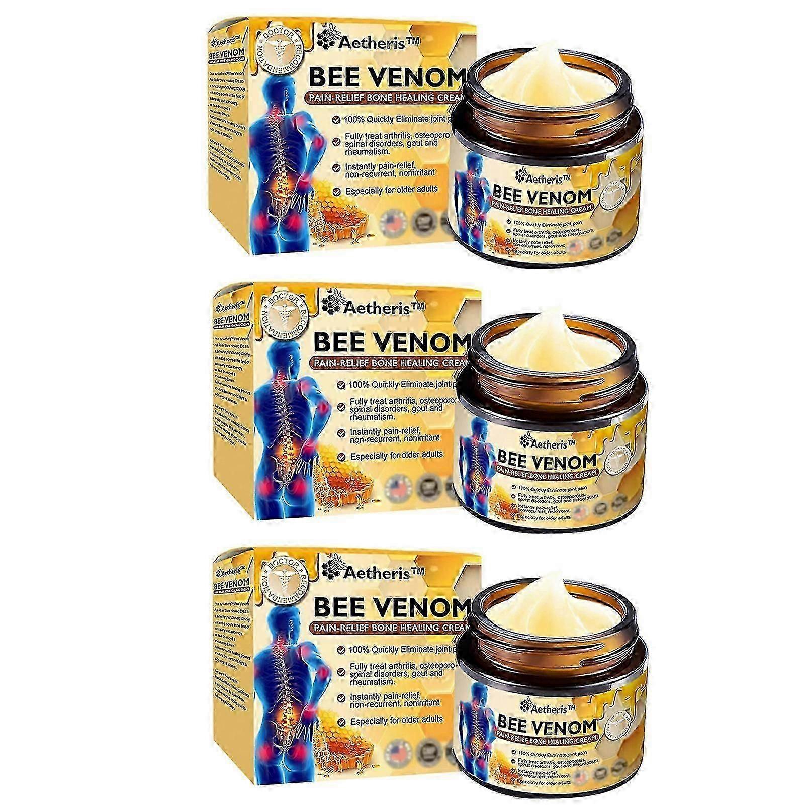Bee Venom Advanced Joint Bone Cream for Quick Discomfort Relief External Use Pain Relieving Formula