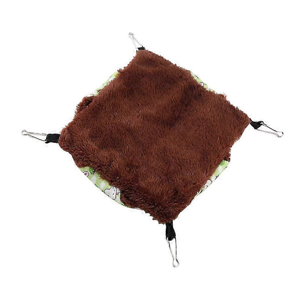 Soft Dual Layer Pet Hammock Hanging Bed Blanket for Small Animals