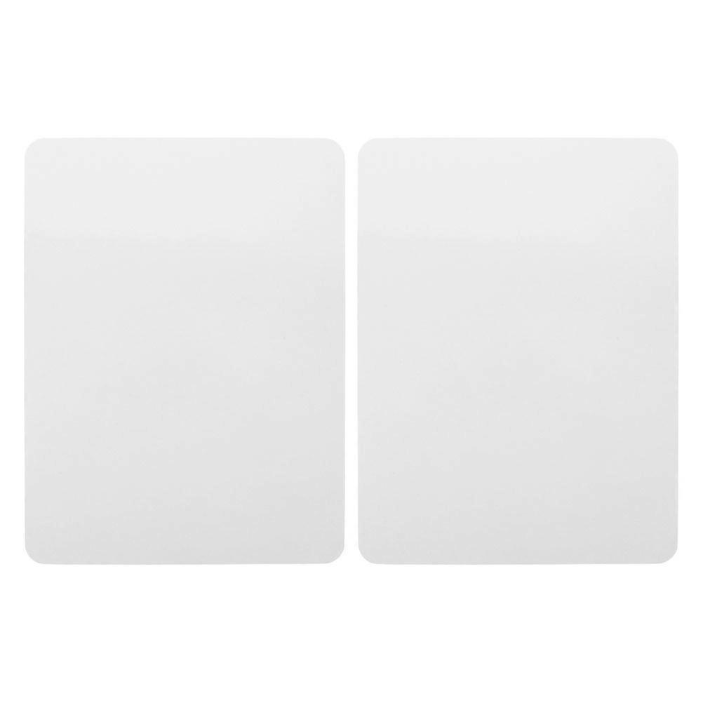 Double Sided Writing Space Dry Erase Lapboard Material for Office Use Professionals 2Pcs
