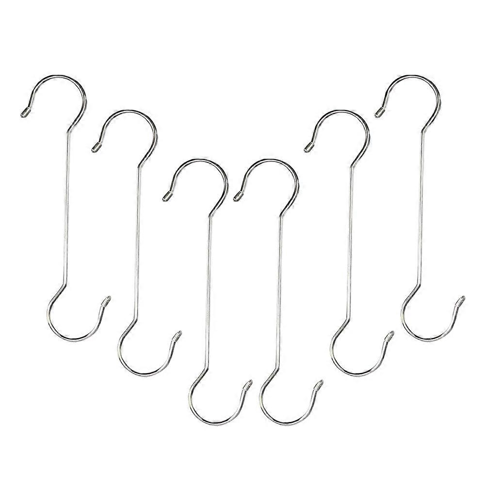 Bird Feeder Hook Metal Hanging Baskets Hooks for Courtyard and Bird Lovers 6Pcs