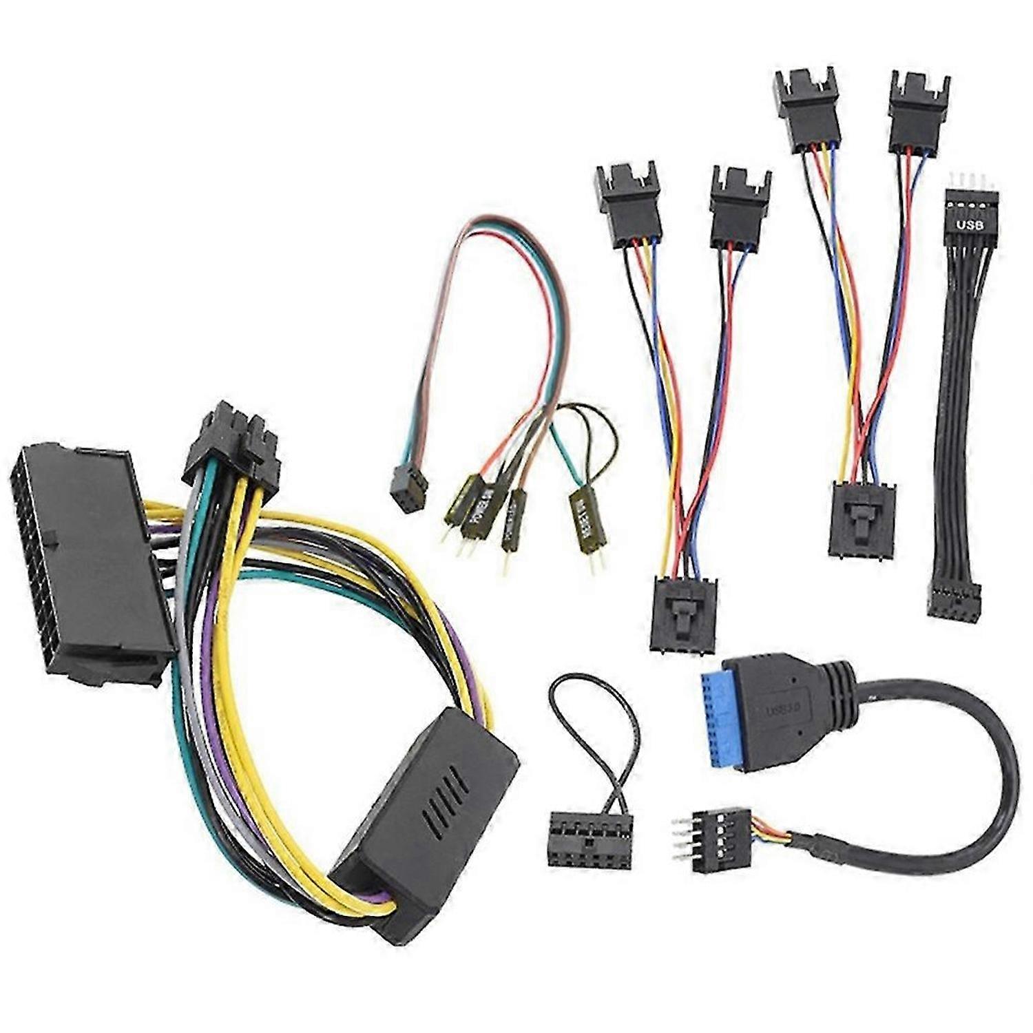 7020 SFF Motherboard ATX Adapter Cable Front Audio Shielded USB Switch Cable