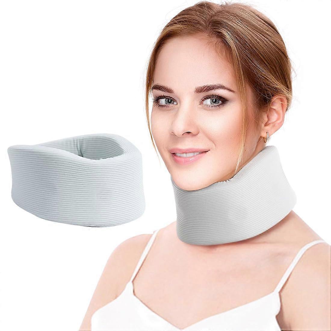 Neck Support for Neck Pain Relief, Soft Cervical Collar for Sleeping, Vertebrae Alignment and Stabilization, Relieves Pressure on the Spine