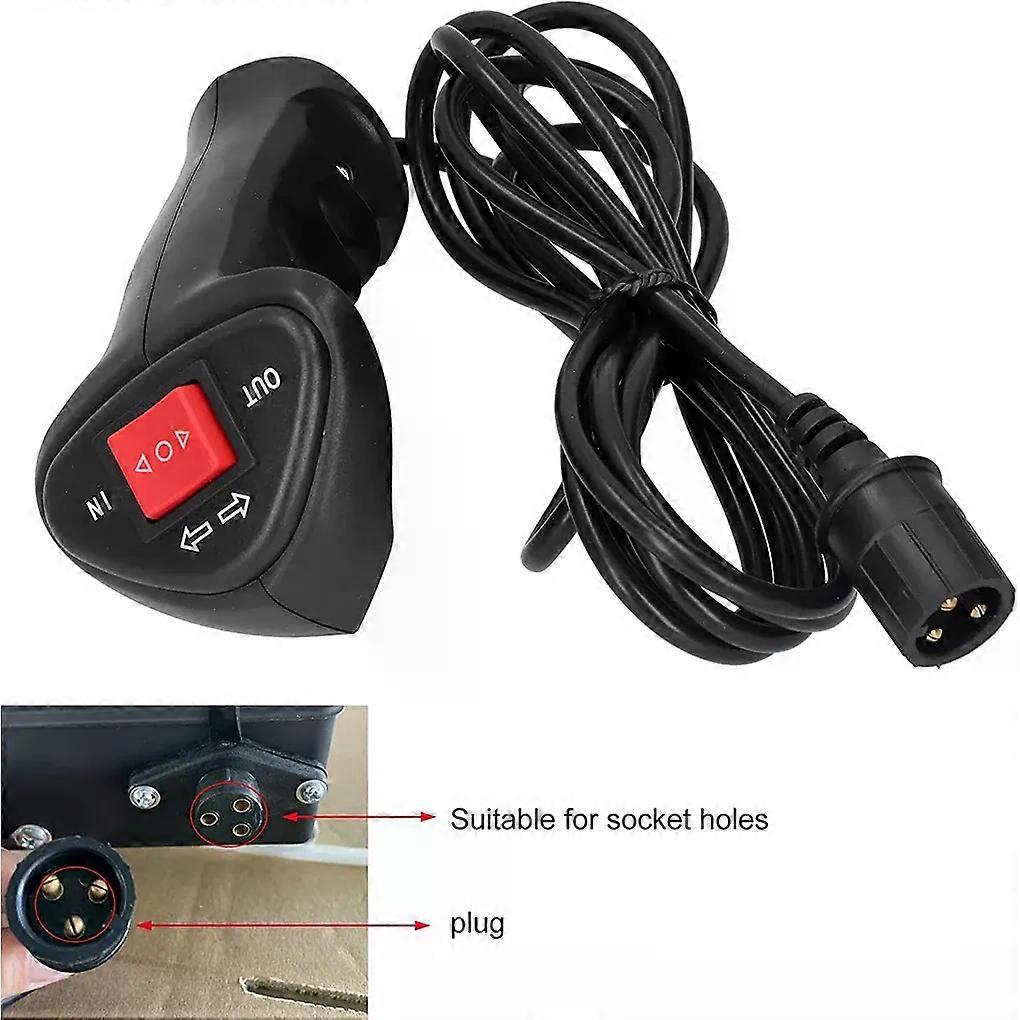 Car Winch Remote Controller Electric Lightweight 15m Length Control Switch with Cable Automobile Upgrading Parts