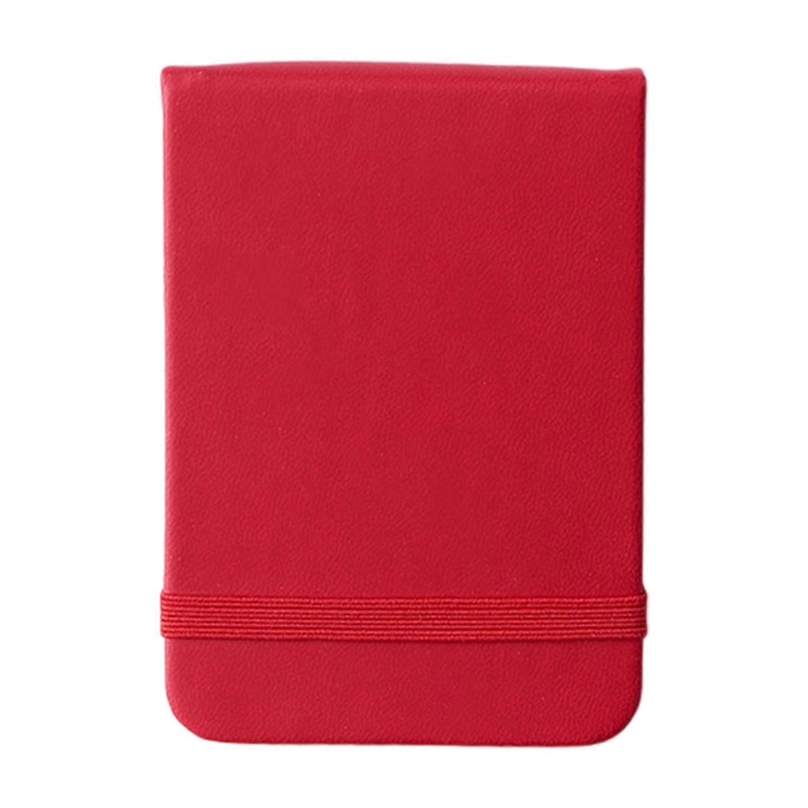 A7 Small Notebook Aesthetic Journal Notebook Diary Planner Pocket Notebook Travel Notebook Stationery Notepads Red
