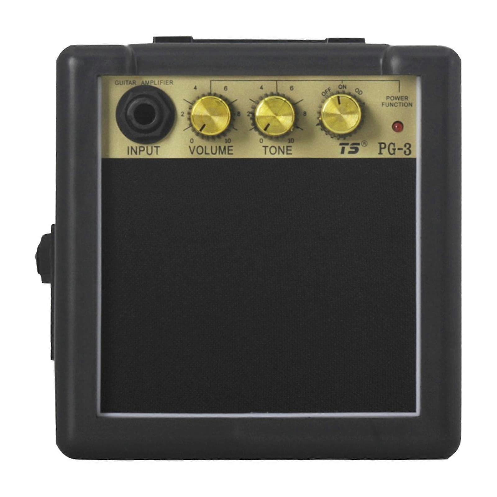 3 W electric guitar amplifier, speaker, volume control