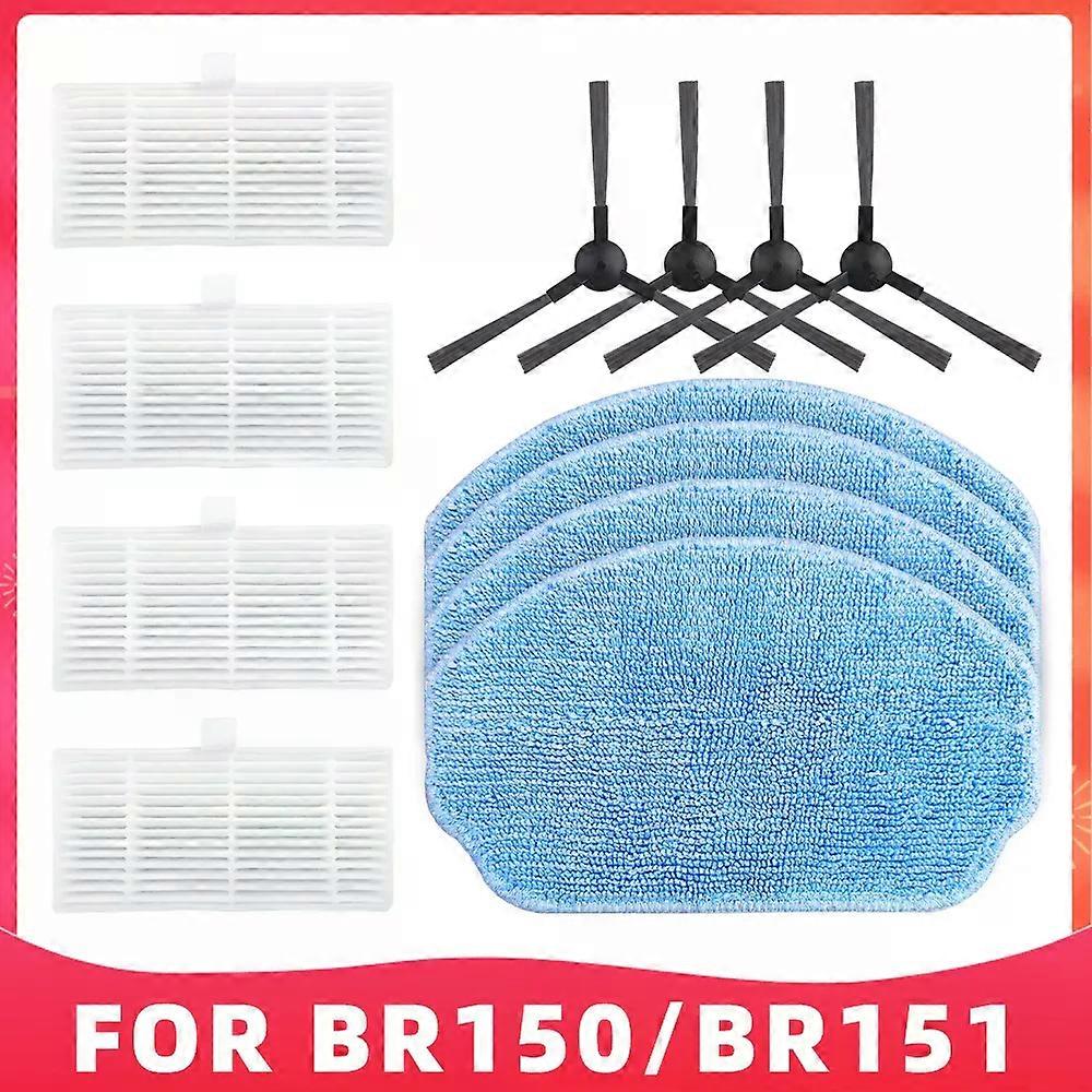 Compatible For ( Kabum Smart 100, MAMNV ZCWA ONSON GTTVO EICOBOT BR150 BR151, Kilgone LCrock BENICO G20 ) Brush Filter Mop Part