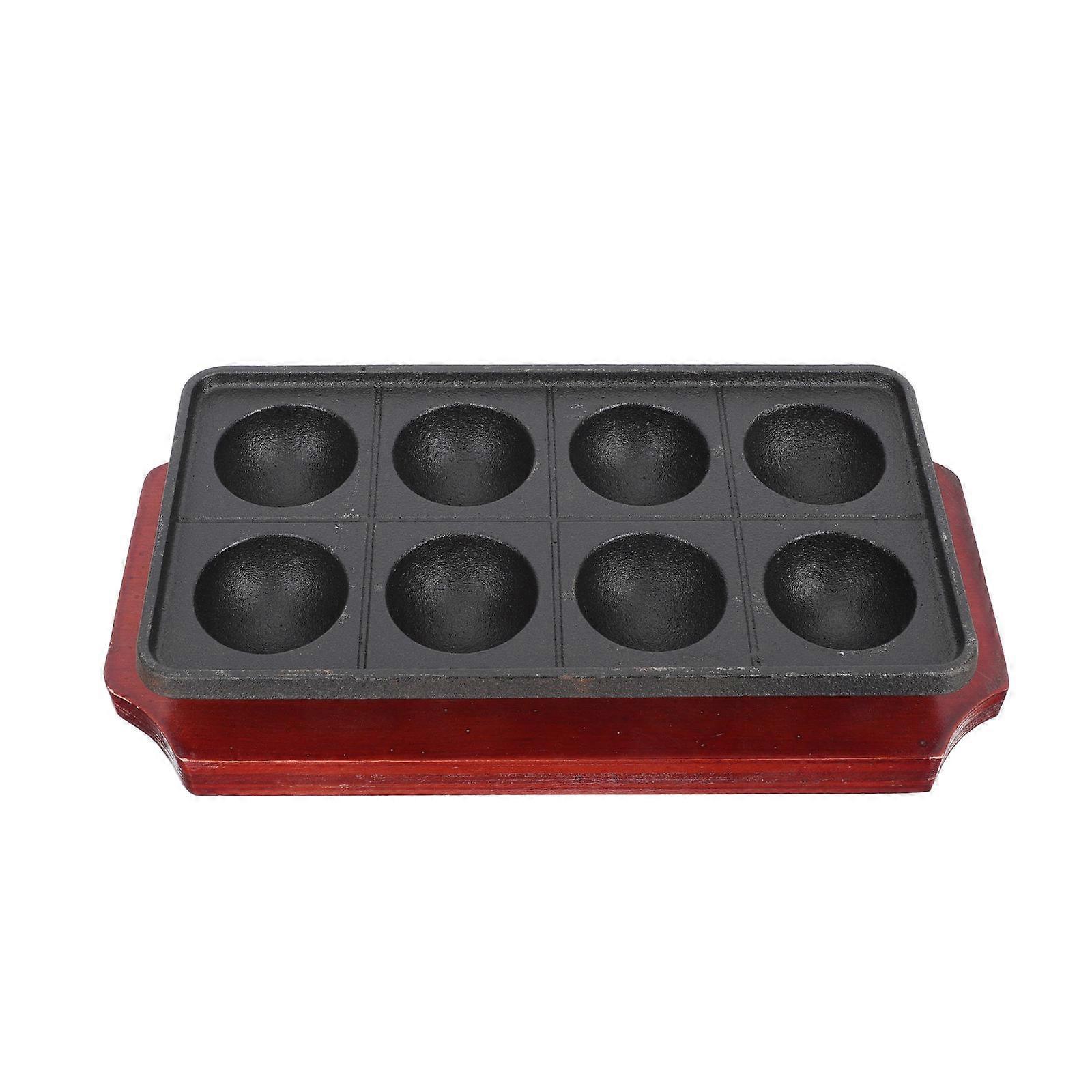 Pan for Home Use NonStick Iron Mold Easy to Clean and Lightweight Black 1 Set