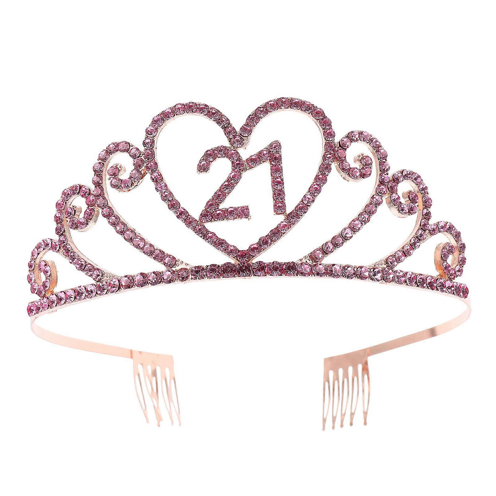 Alloy Crown Headpiece For Special Occasions Fashion And Classic Design 14X13X48CM 1Pcs