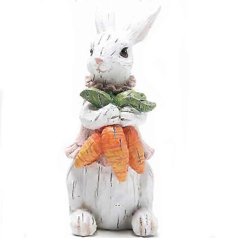 Coniglietto pasquale Gnome Resina Home Ornament Craft Pair Pack