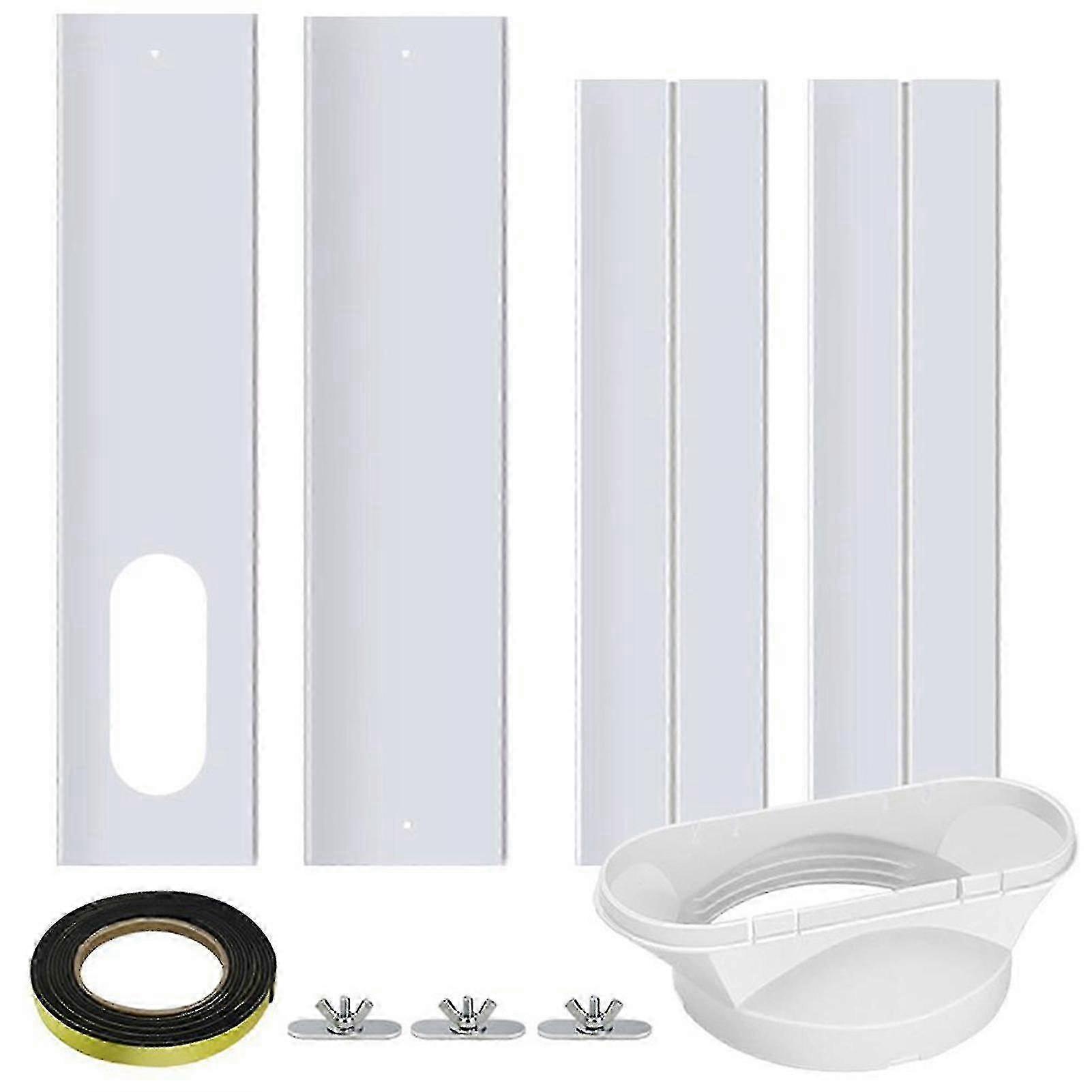 2025 Sliding Door Air Conditioner Kit Portable Air Conditioner Window Vent Kit Adjustable Window Slide Kit Plate
