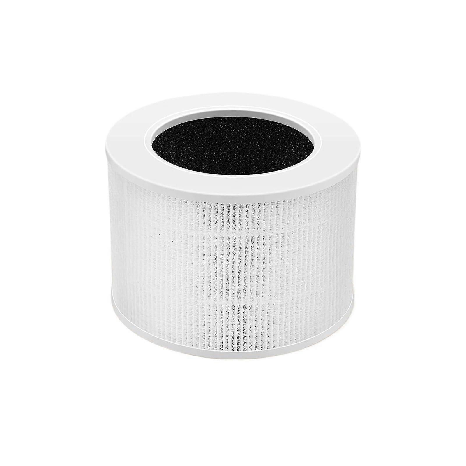 HEPA and carbon filter replacement set for air purifier, compatible with LEVOIT Core Mini/MiniRF, 1 piece.