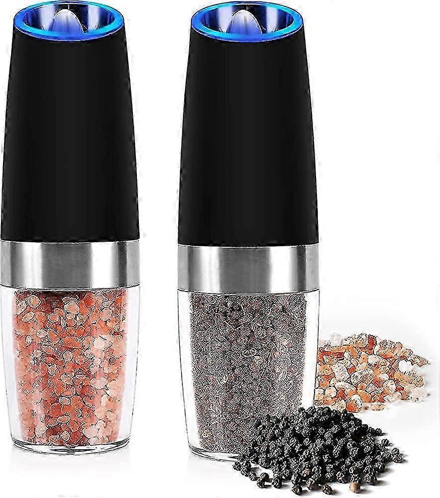 Gravity Salt And Pepper Mill Set, Electric Pepper Mill Salt Grinder Set Gift