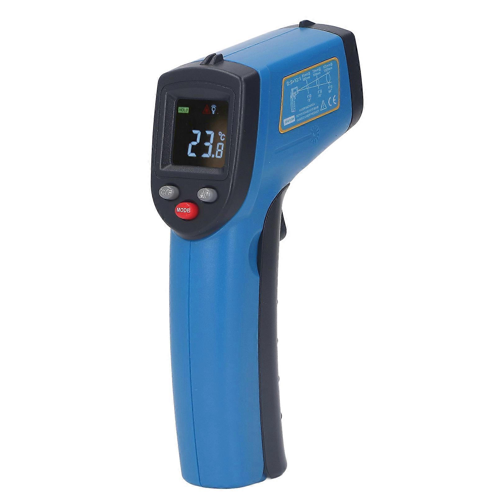 Handheld Heat Temperature Gun High Accuracy Color Screen Display ‑50℃‑400℃ IR Thermometer for Industry