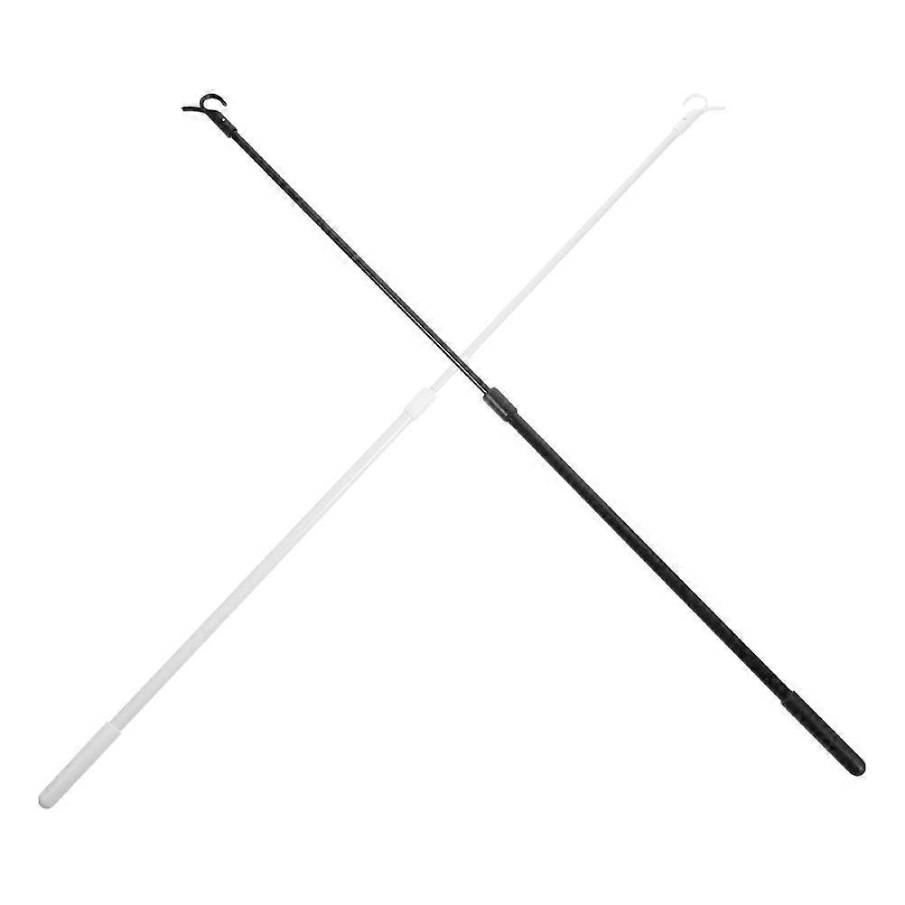 Window Treatment Rods Draw Rod For Cordless Blinds Impact Resistance Home Decor 2Pcs