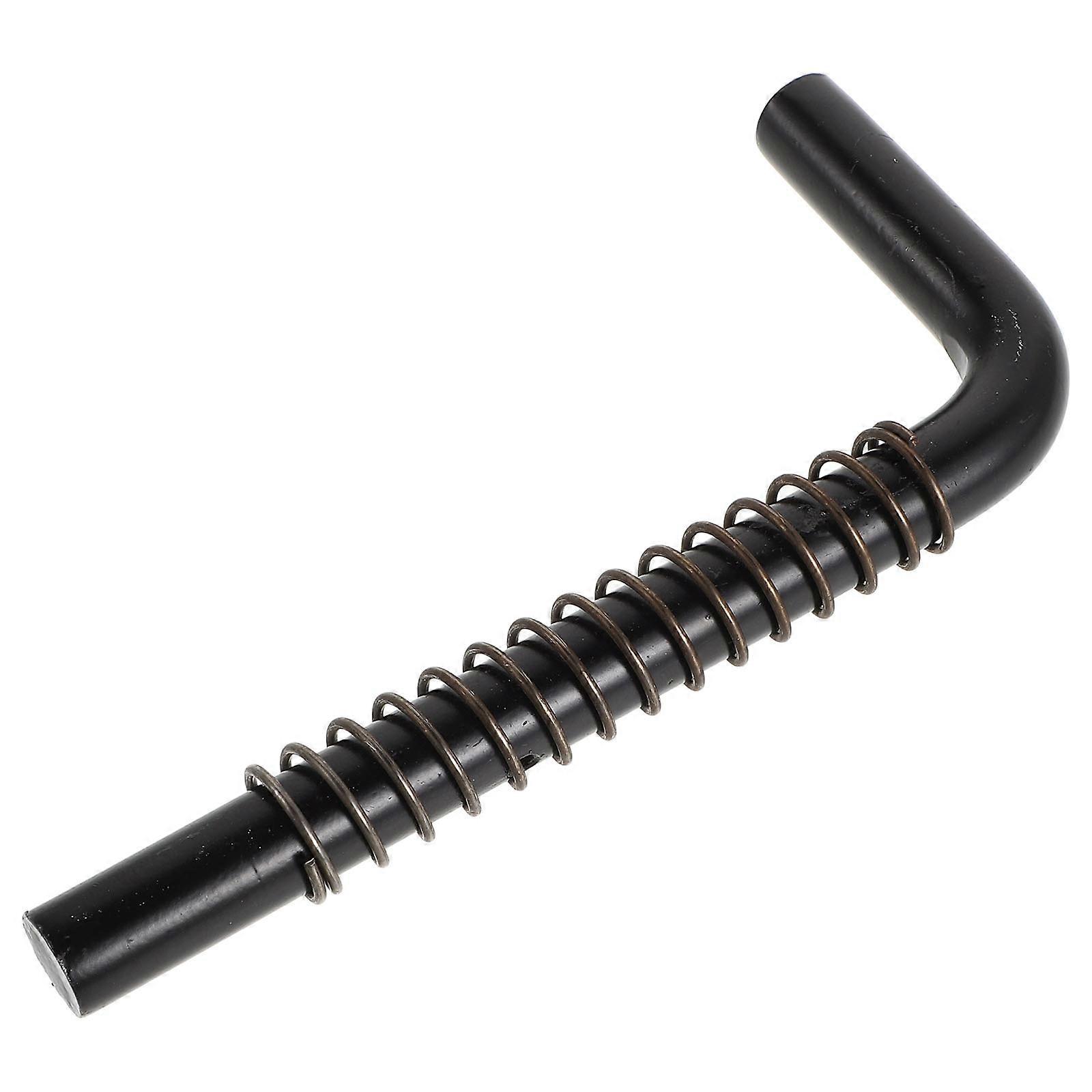Trailer Door Spring Latch Kit Durable Black Gate Latch System for Utility Trailers Replacement Repair Part