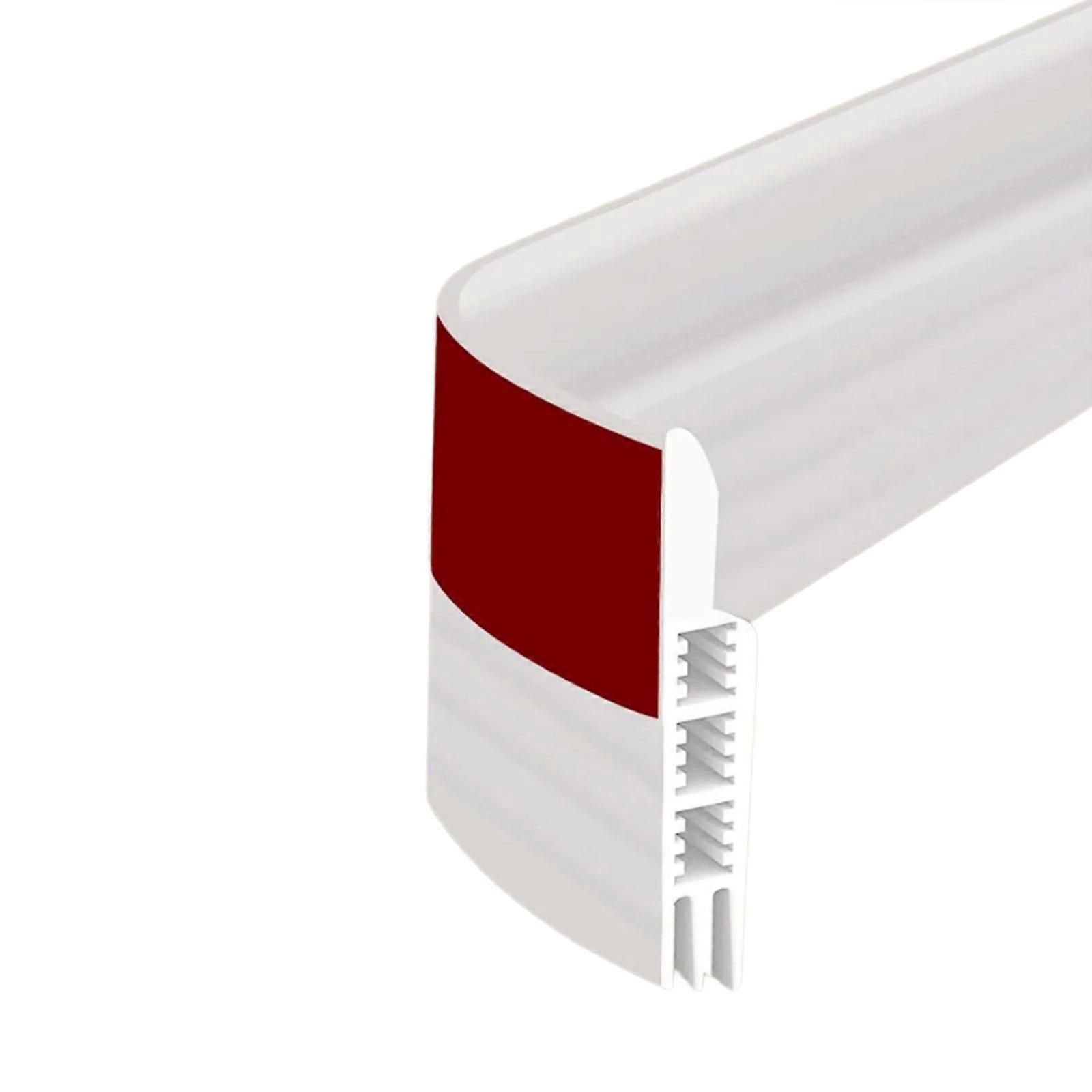 Self Stick Weather Stripping Door Seal Door Sweeps Seal Strips Noise Blocking Strips for Enhances Comfort In Living Space White
