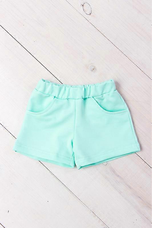 Shorts (girls) – Cotton Blend, Elastic Waist, Pockets,, Summer,  HC 6033-057-1