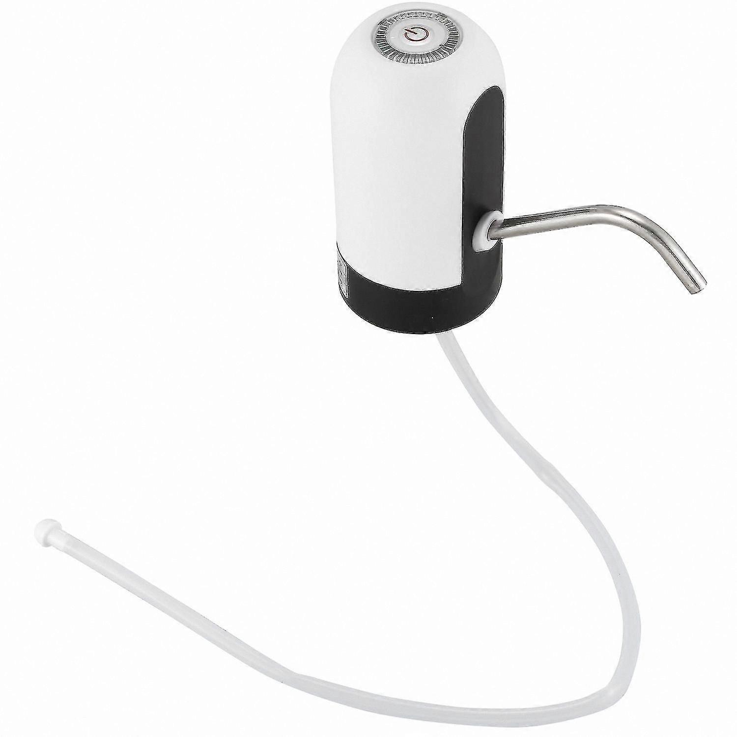 USB Rechargeable Portable Water Pump for 5-Gallon Bottles, Automatic Electric Dispenser with On/Off Switch