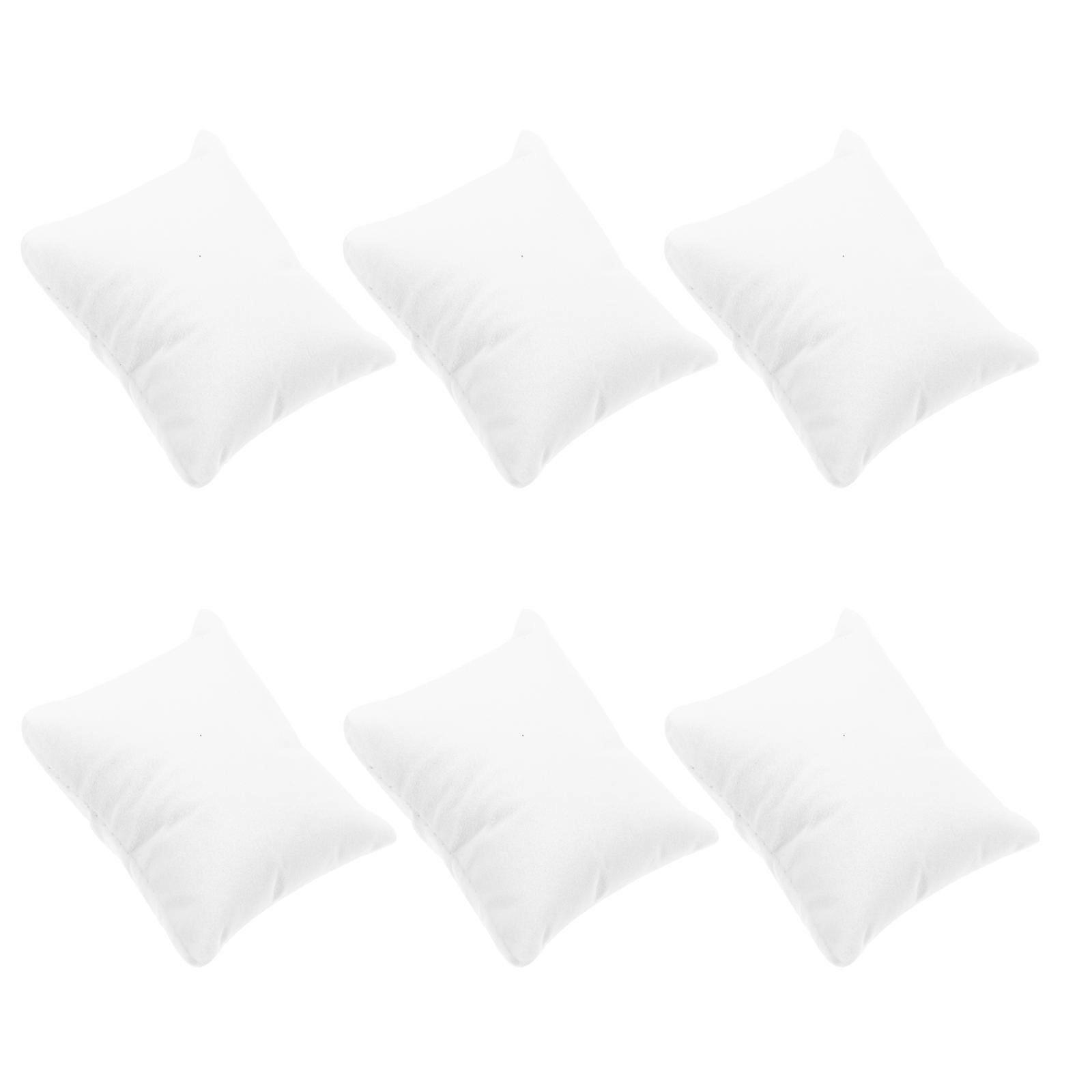 Bangles Pillow Watch Protective Pillow Prevent Damage White 9X8CM 6Pcs